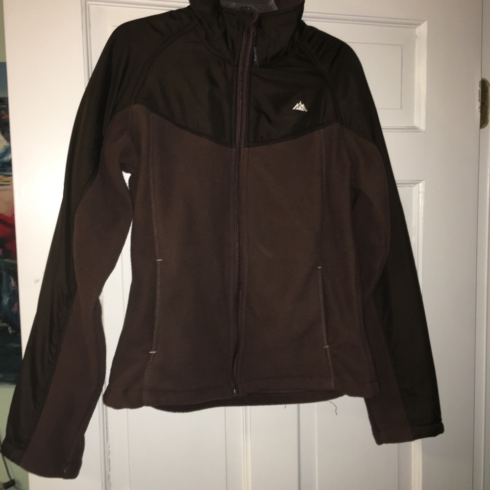 Brown fleece jacket
